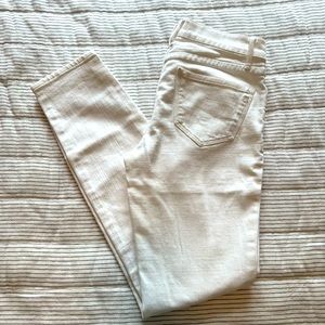 Madewell white skinny jeans Size 25